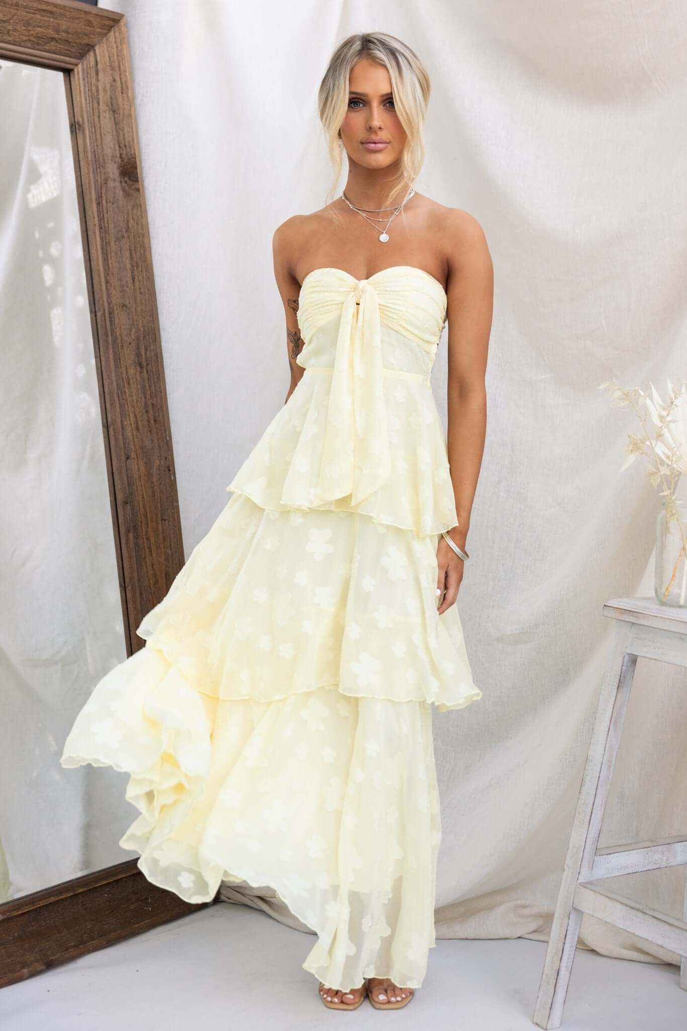 Soft whispers Maxi Dress - Image 5