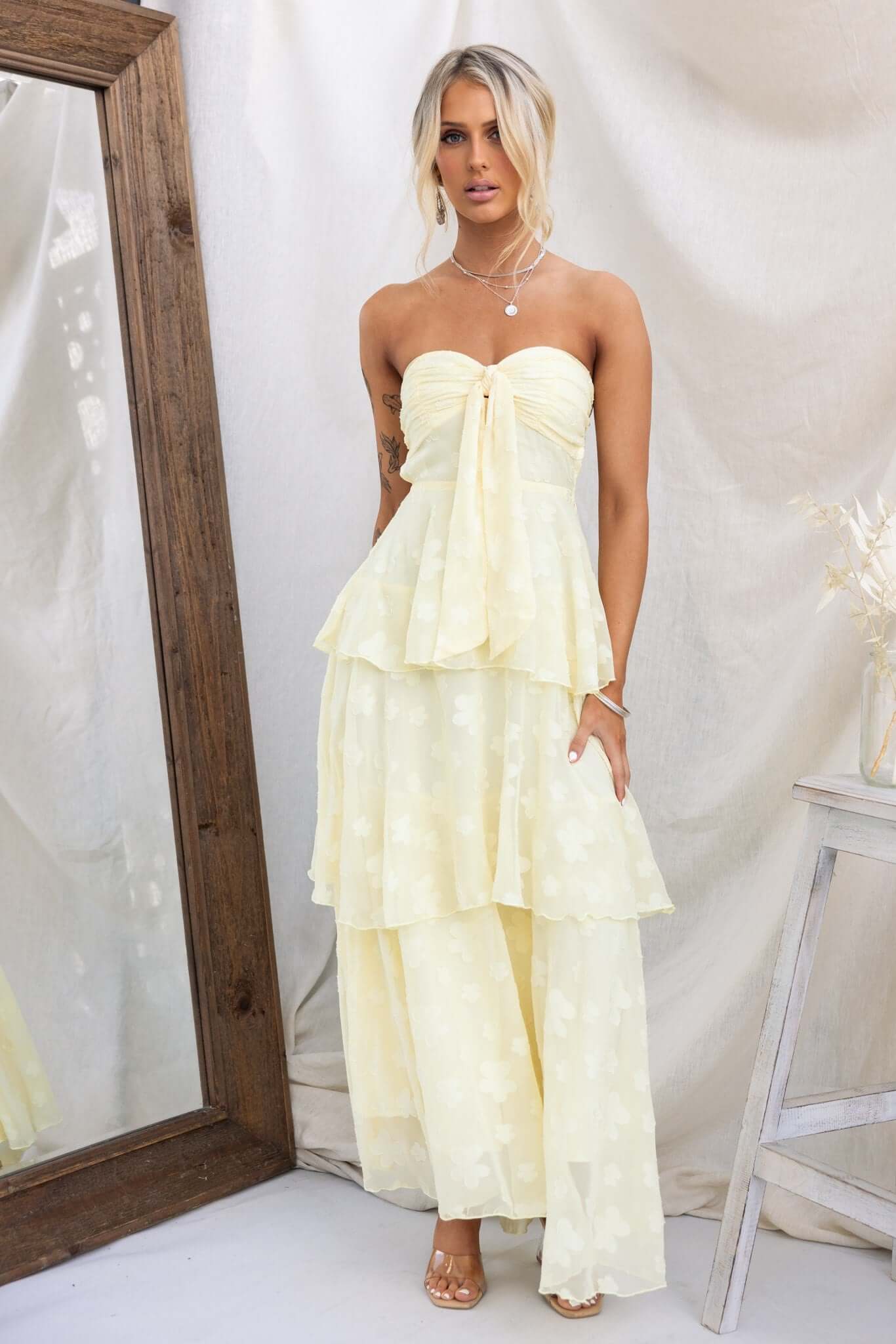 Soft whispers Maxi Dress - Image 6