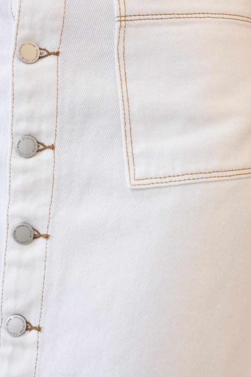 Soma Denim Midi Skirt - Image 8