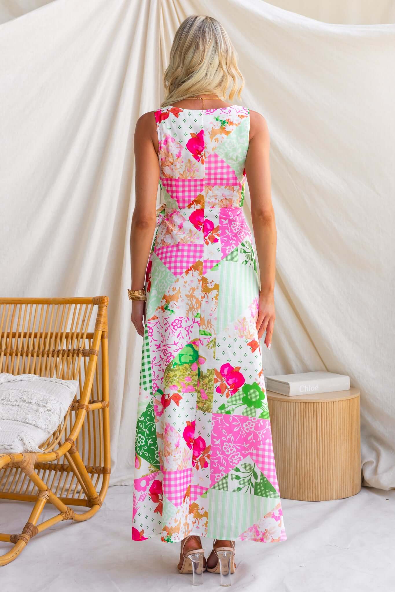 Sugar Static Wrap Maxi Dress - Image 5