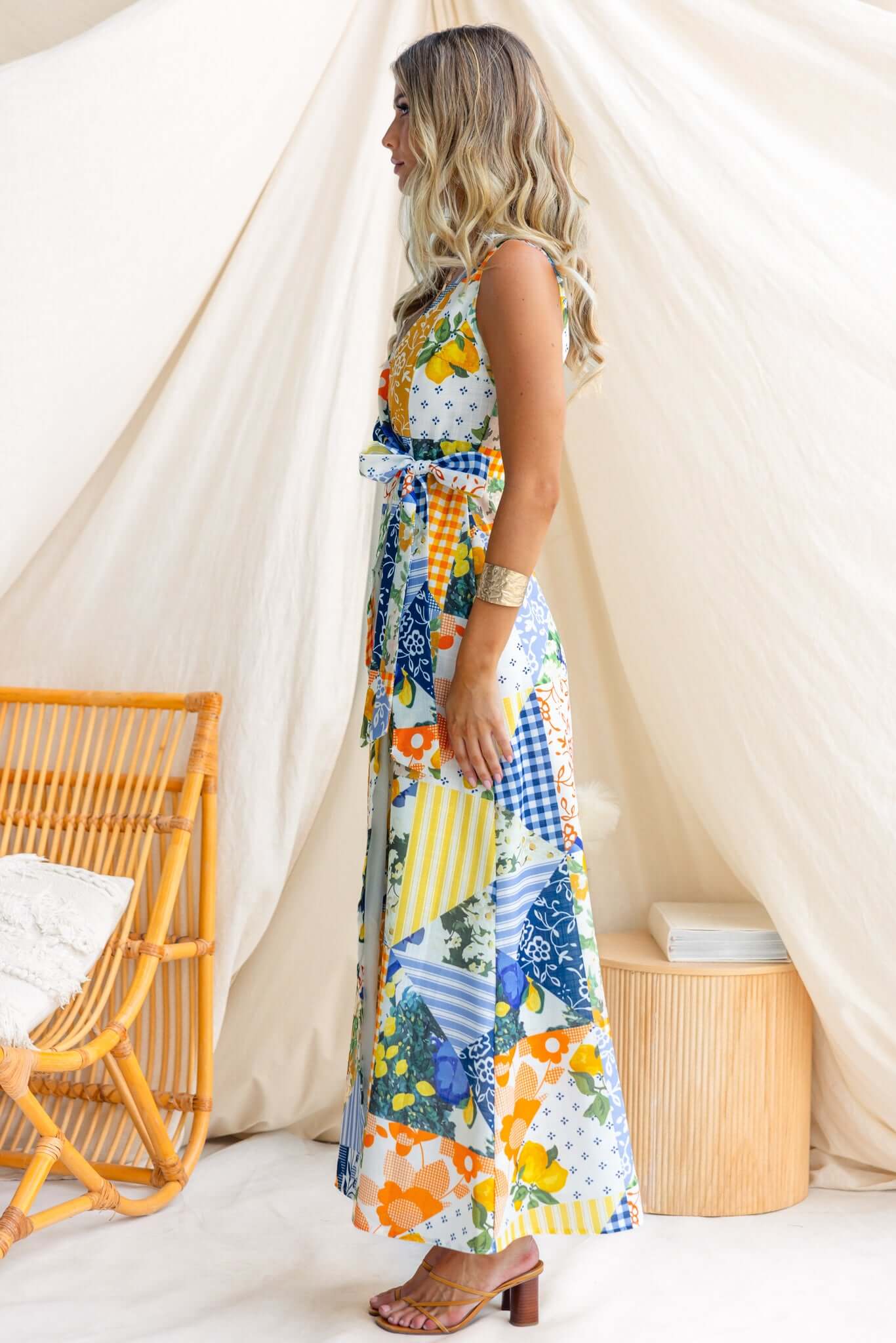 Sugar Static Wrap Maxi Dress - Image 6
