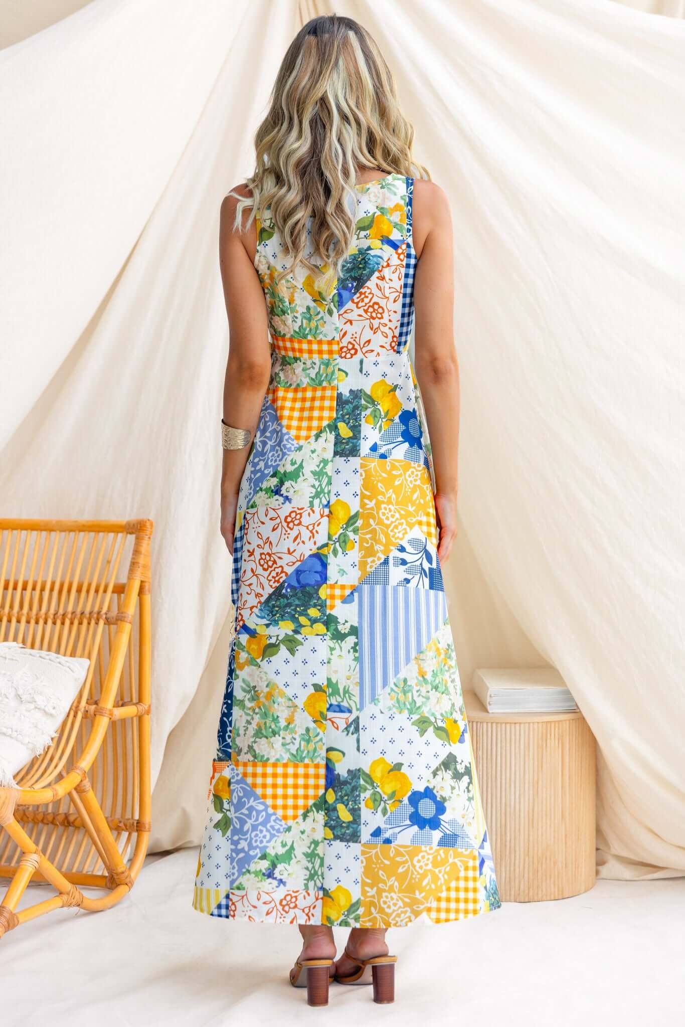 Sugar Static Wrap Maxi Dress - Image 7