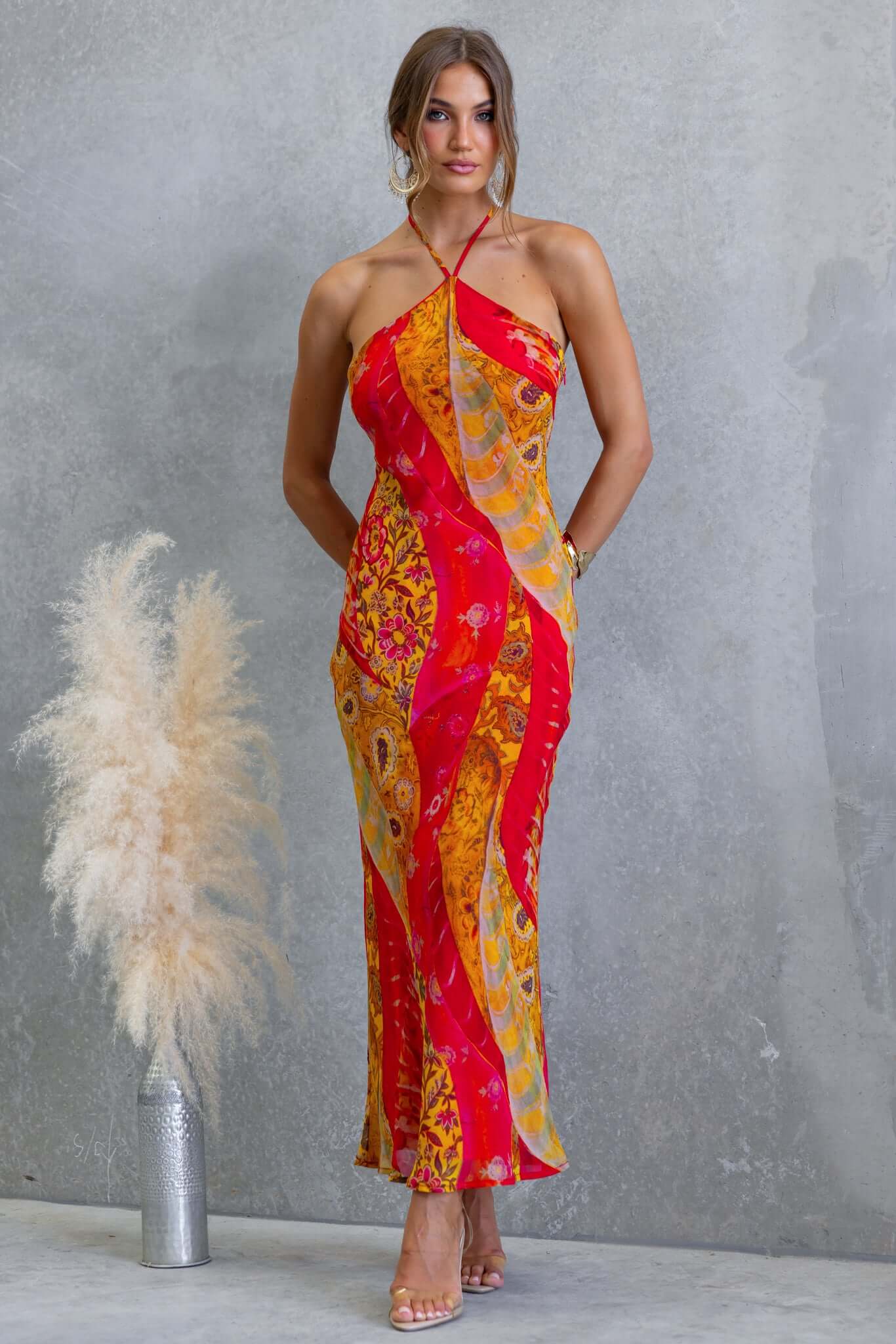Sunset Chaos Maxi Dress - Image 3