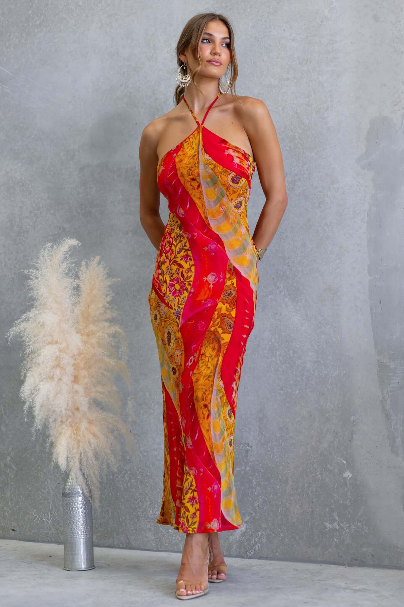 Sunset Chaos Maxi Dress - Image 4
