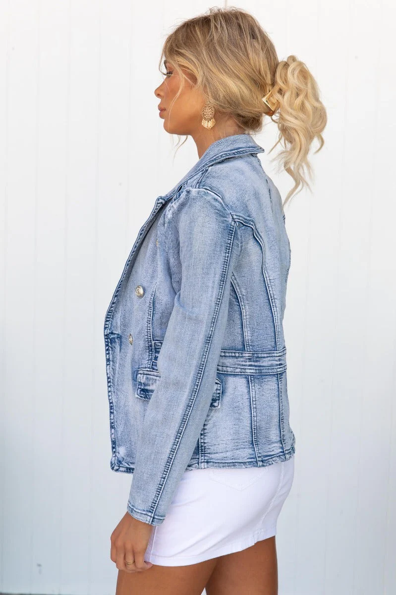 Switch Lane Denim Jacket - Image 5