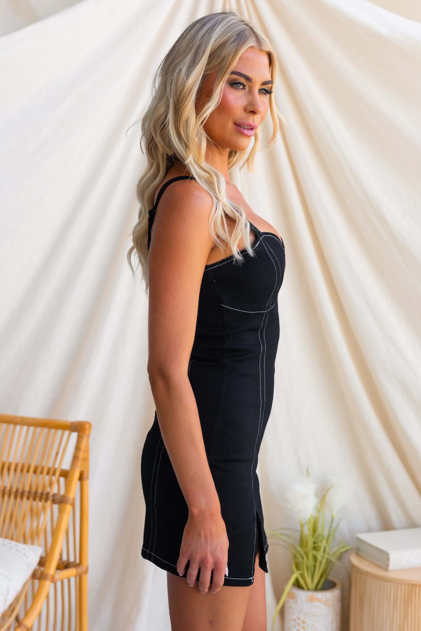 Sylvara Denim Dress - Image 6