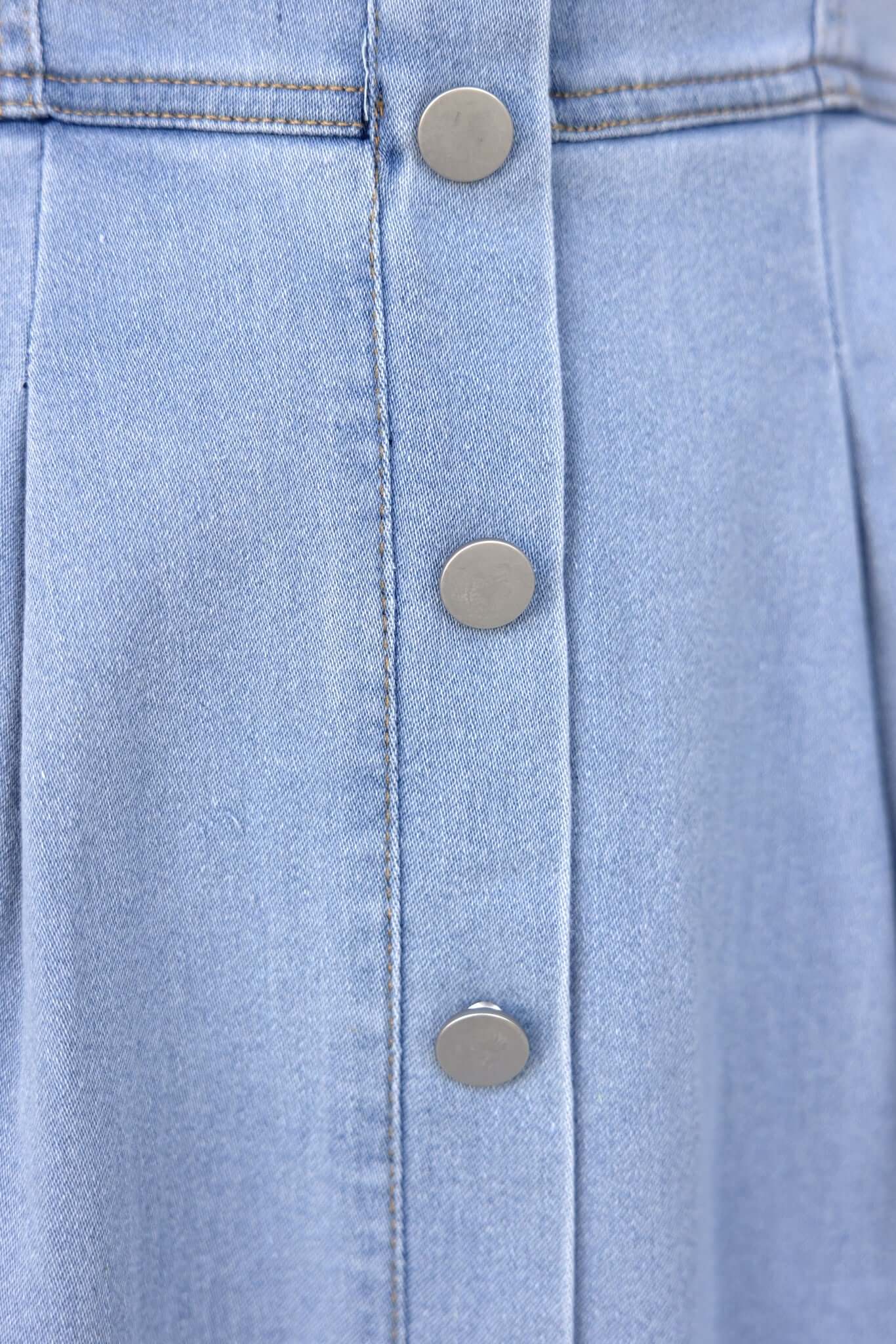 Tailey Denim Midi Dress - Image 8