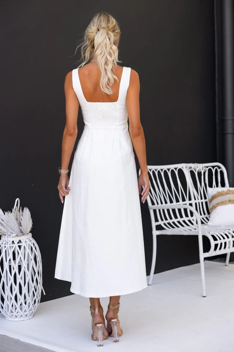 Tailey Denim Midi Dress - Image 5