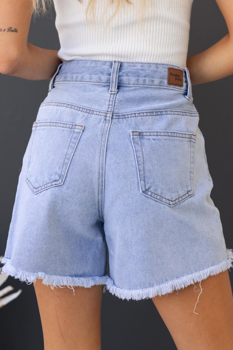 Talk Slow Denim Shorts - Image 8