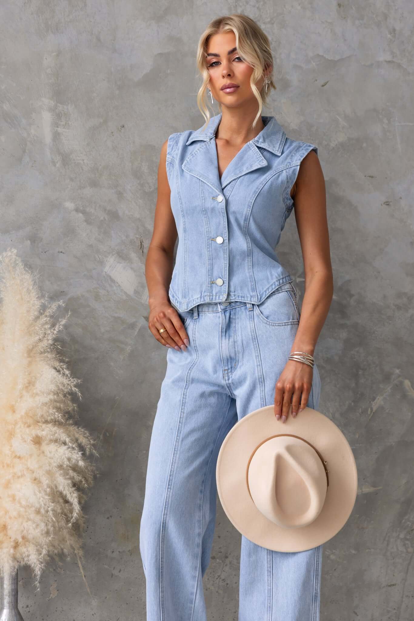 Billie Denim Top - Image 2