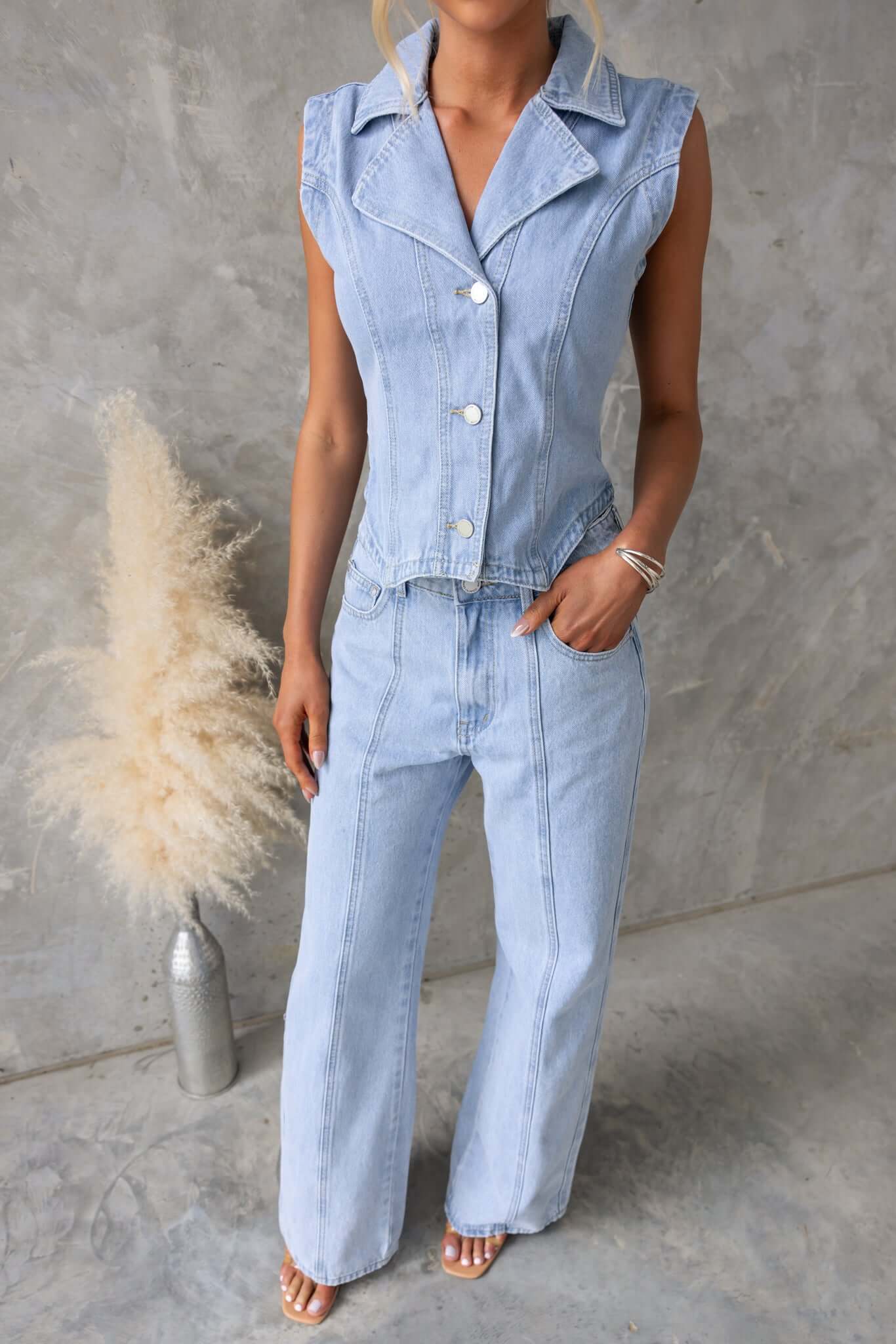 Billie Denim Top - Image 3