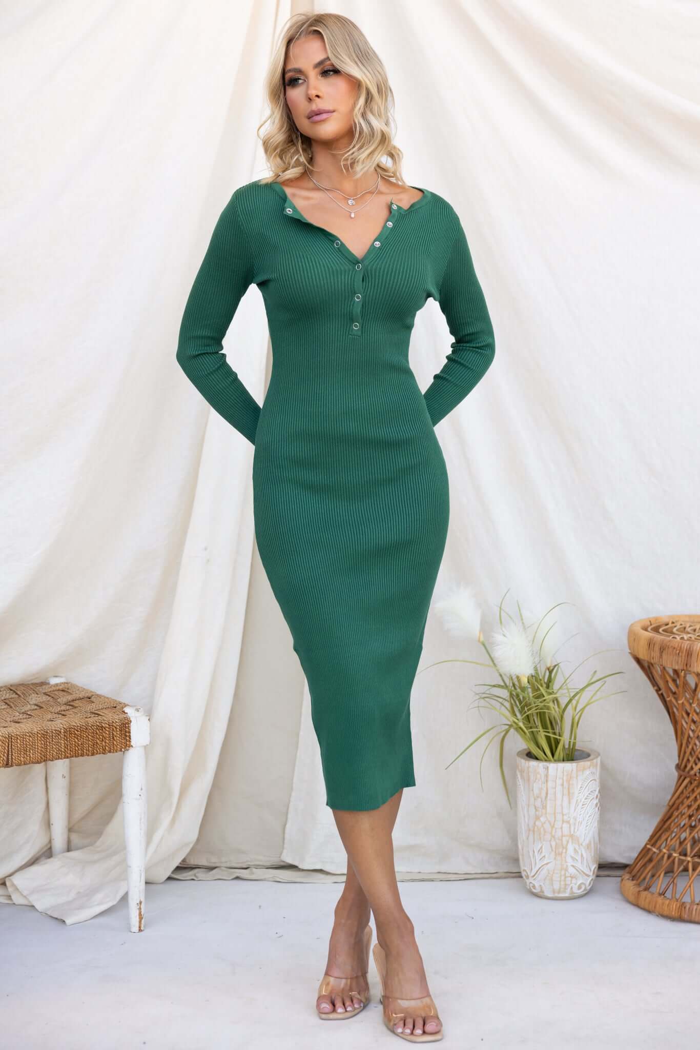 Tanza Midi Dress - Image 3