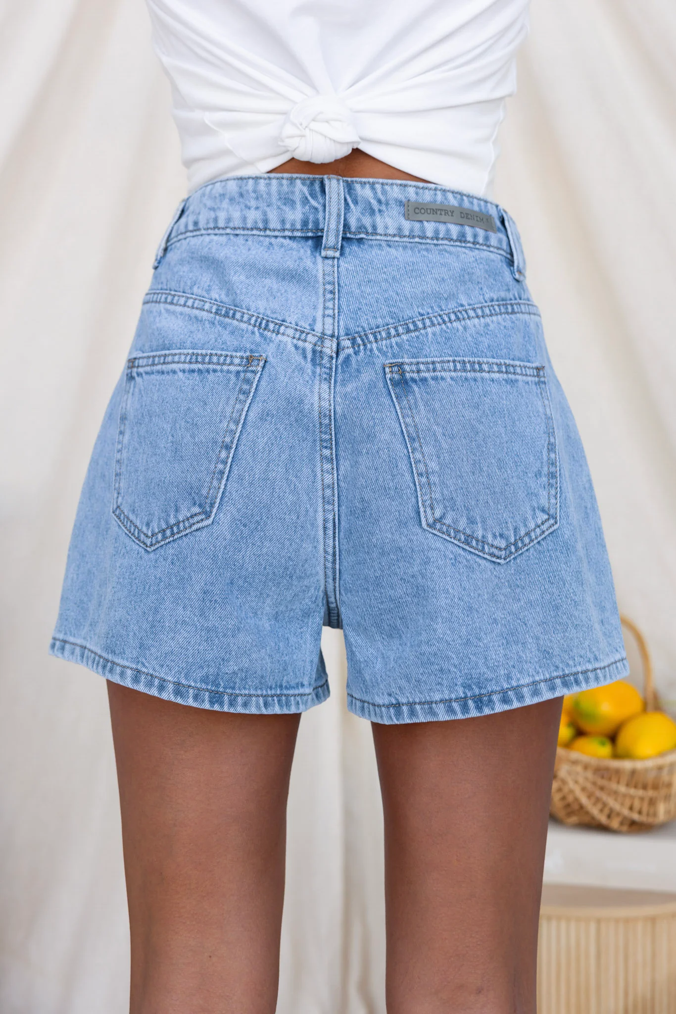 Tarah Denim Shorts - Image 8