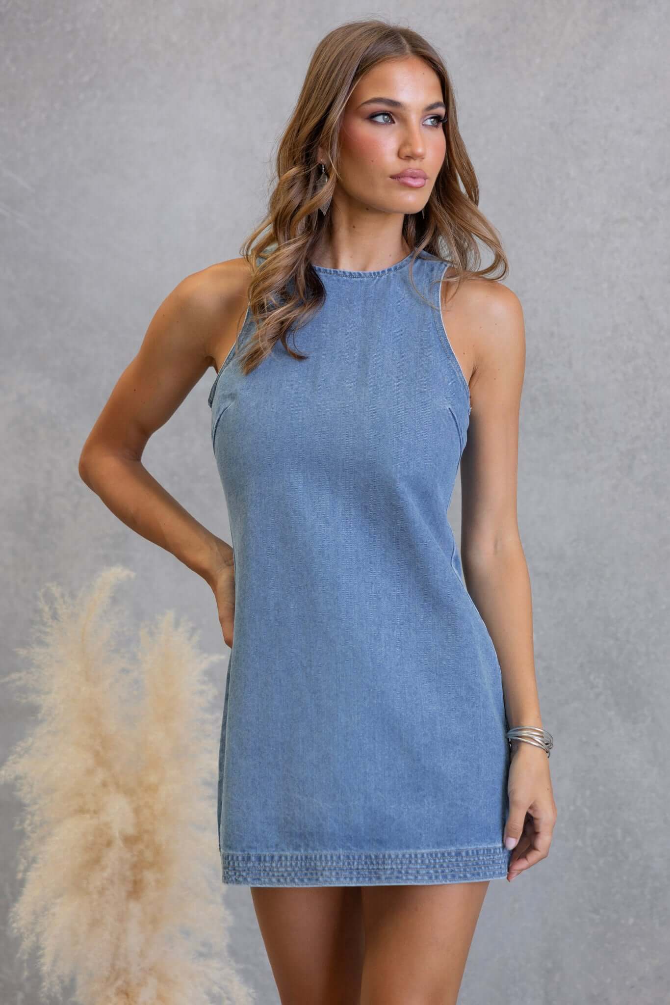 Tempo Denim Dress - Image 5