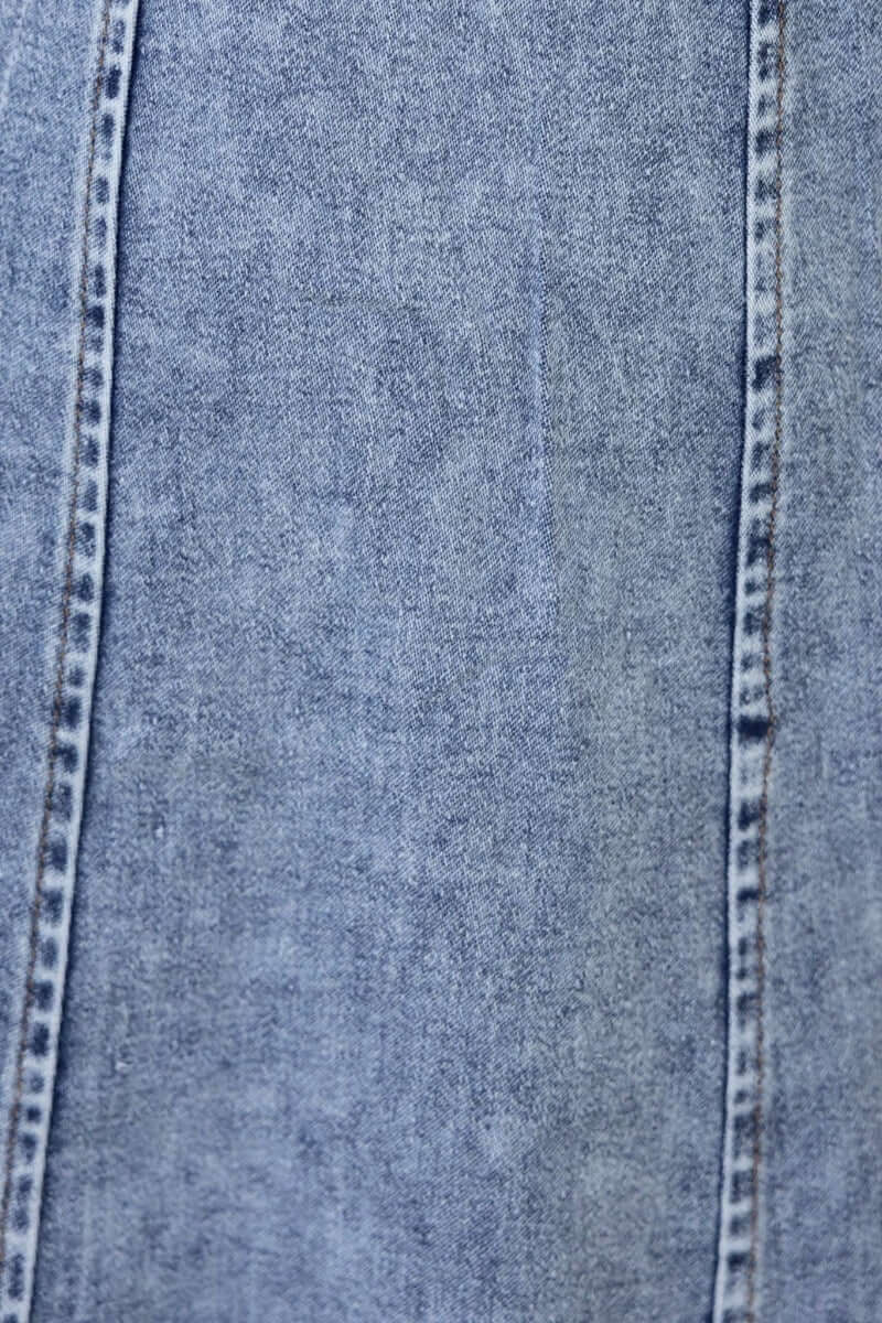 Thrilled Denim Maxi Dress - Image 9