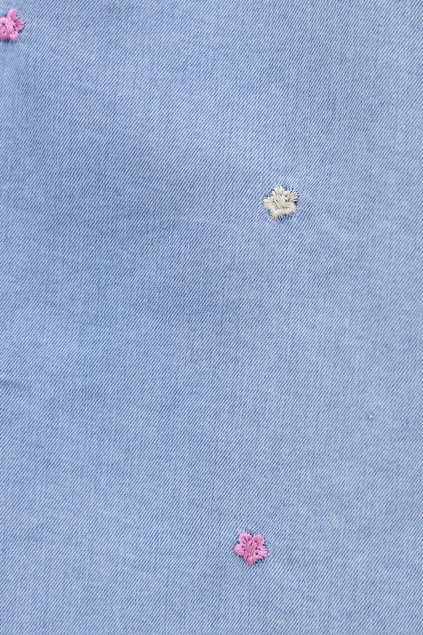 Timeless Bloom Denim Dress - Image 7