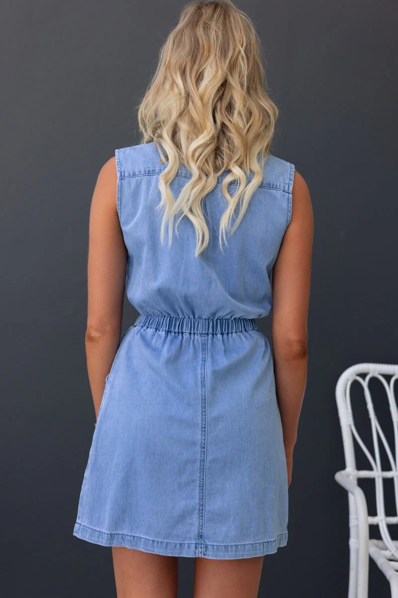 Tullia Denim Dress - Image 6