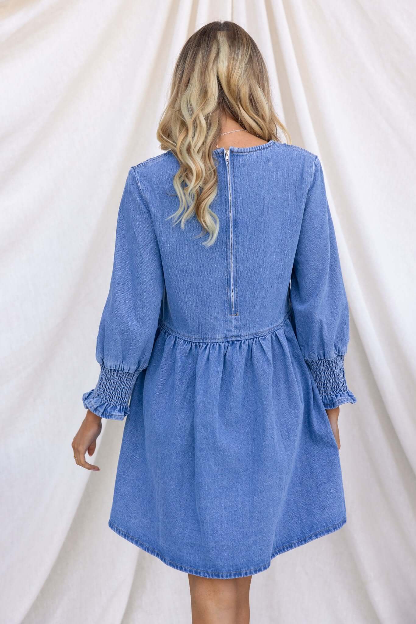 Tulsa Denim Dress - Image 6