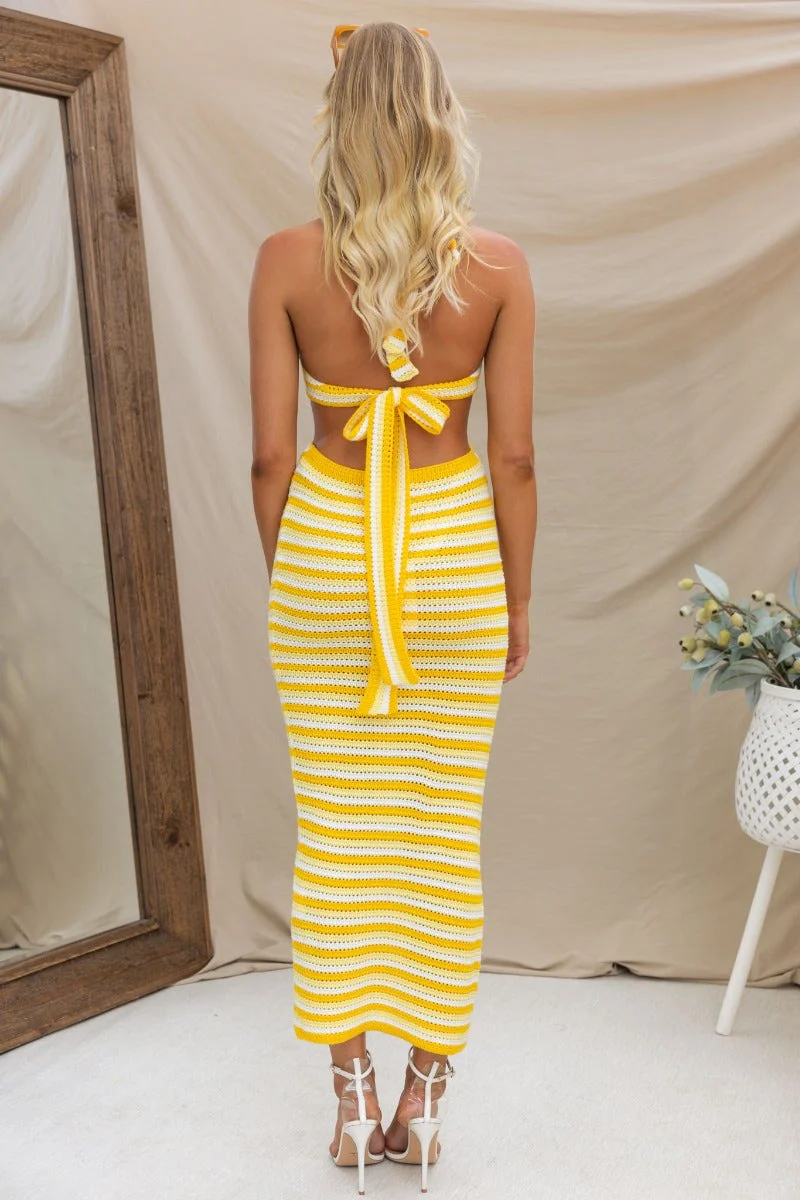 Twill Maxi Dress - Image 6