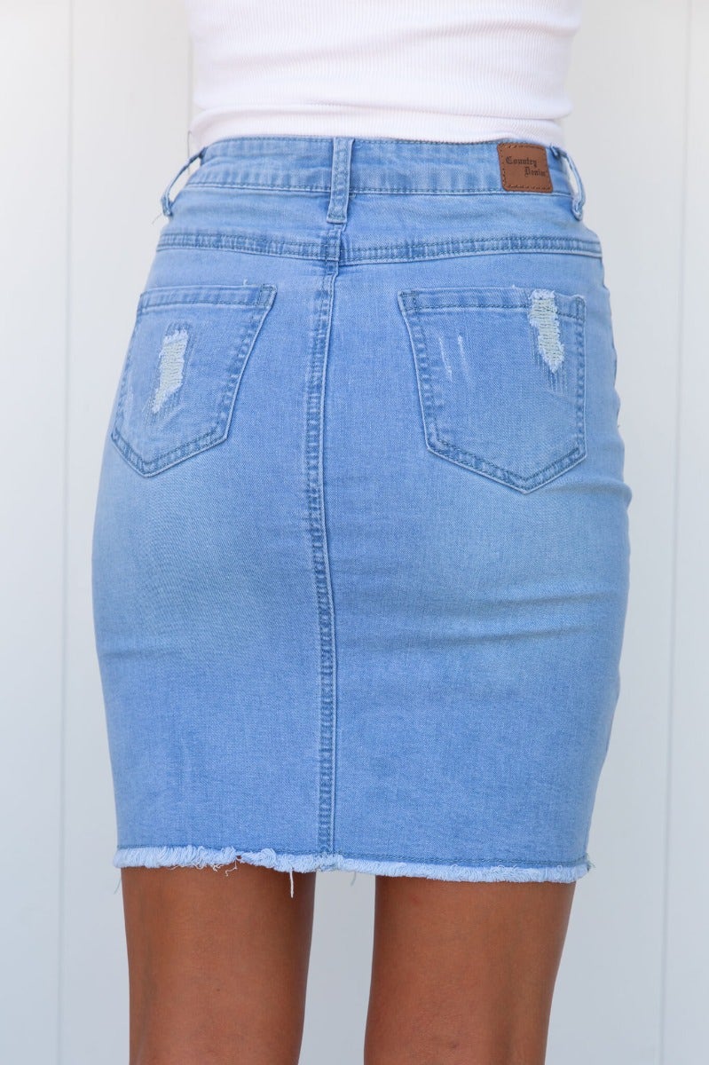 Undermine Denim Skirt - Image 6