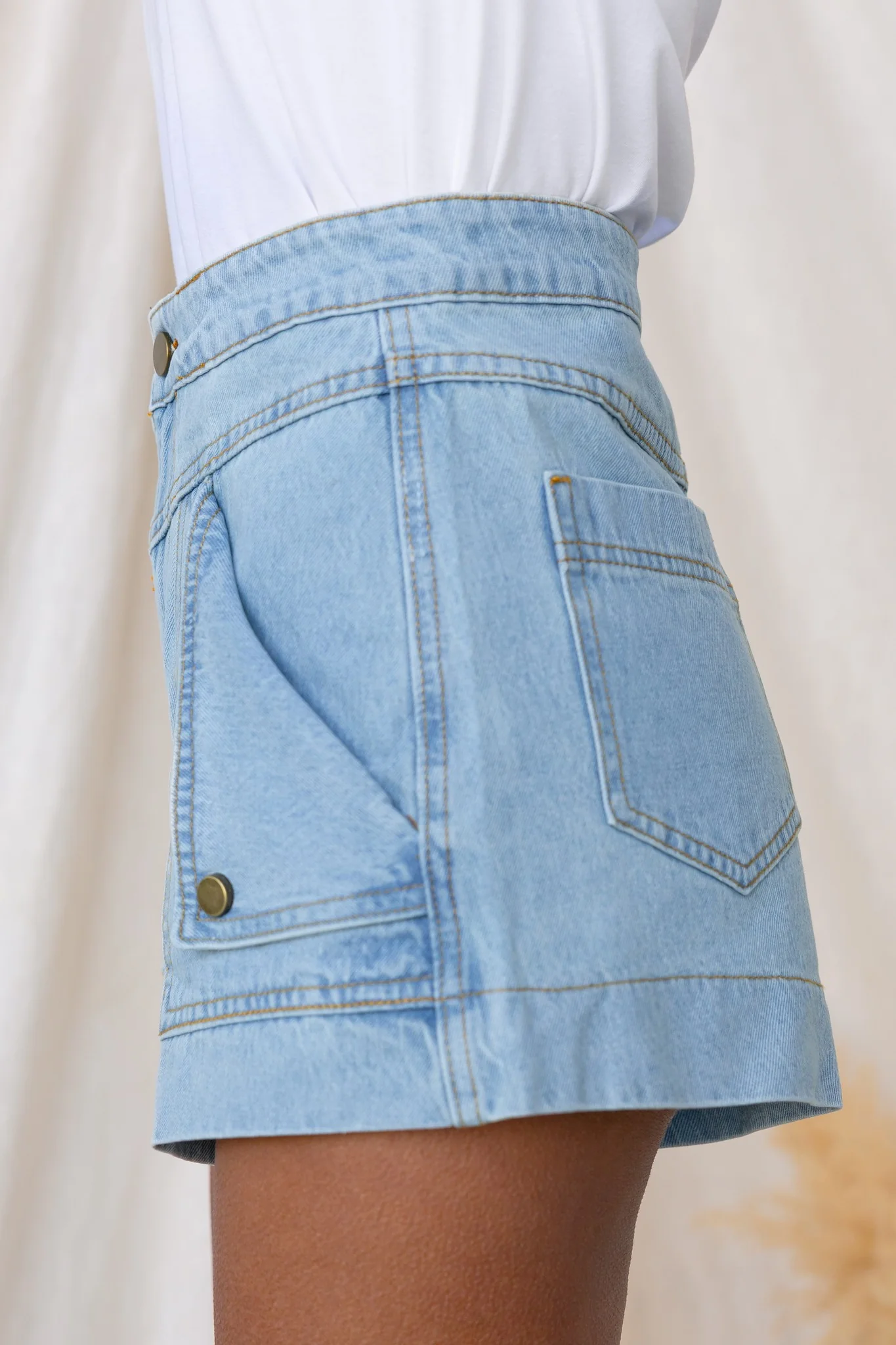 Valina Denim Shorts - Image 6