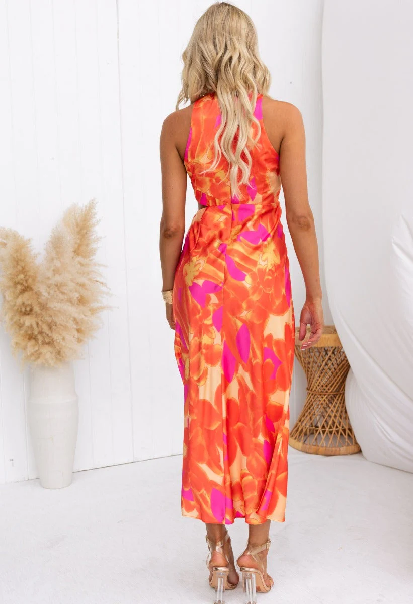 Vivid Colours Midi Dress - Image 6