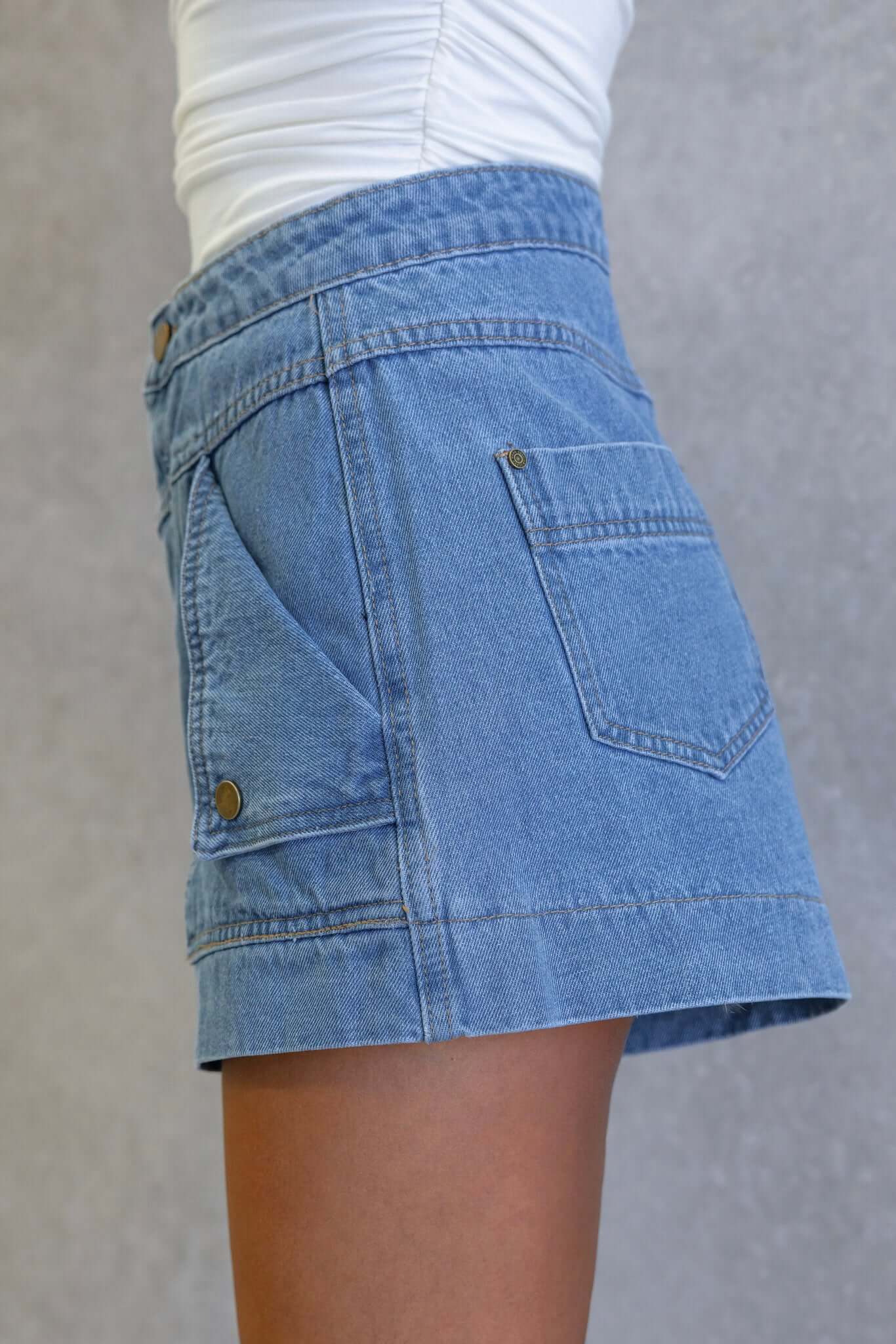 Voltage Denim Shorts - Image 7