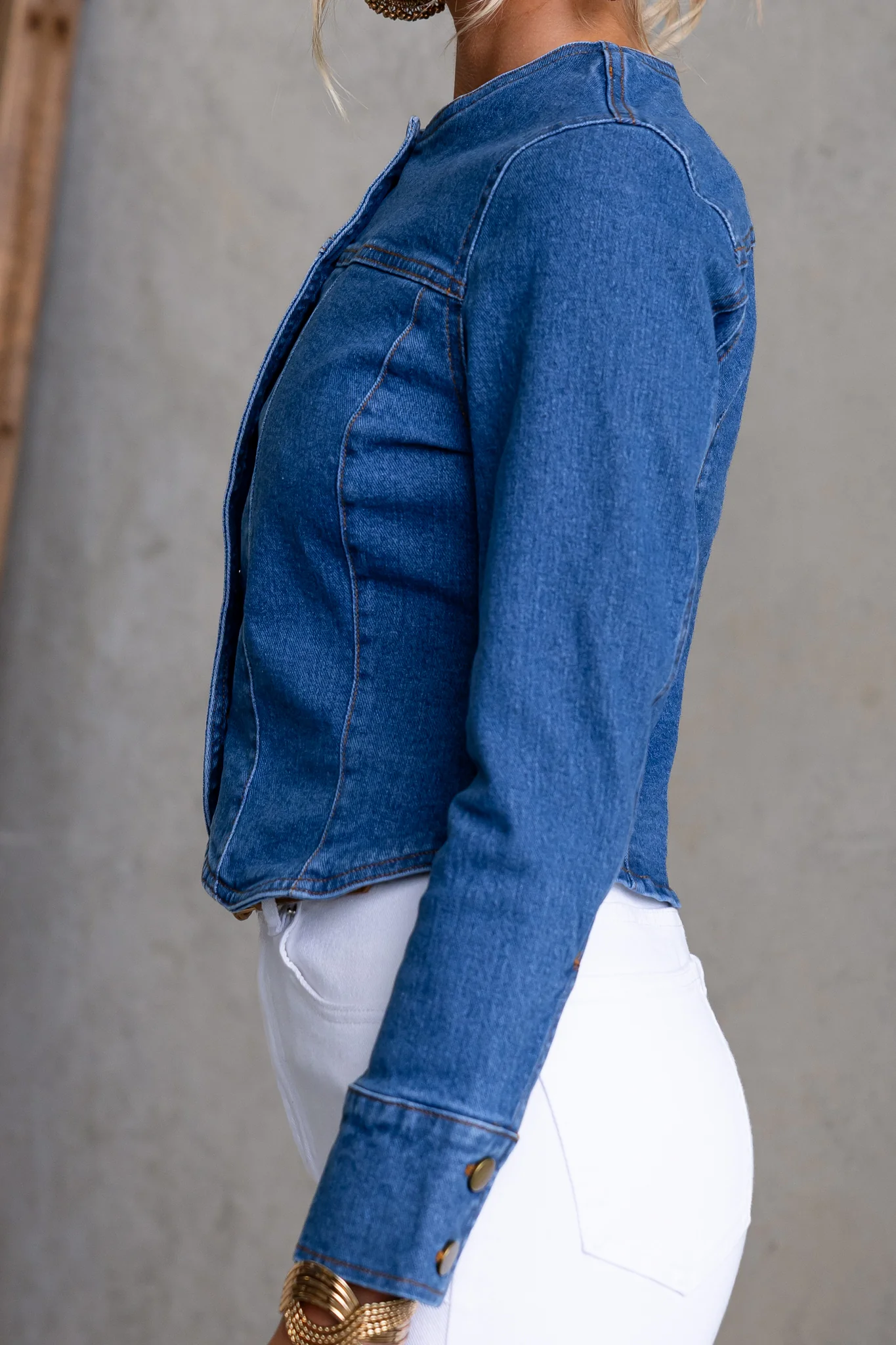 Warm Echo Denim Jacket - Image 8