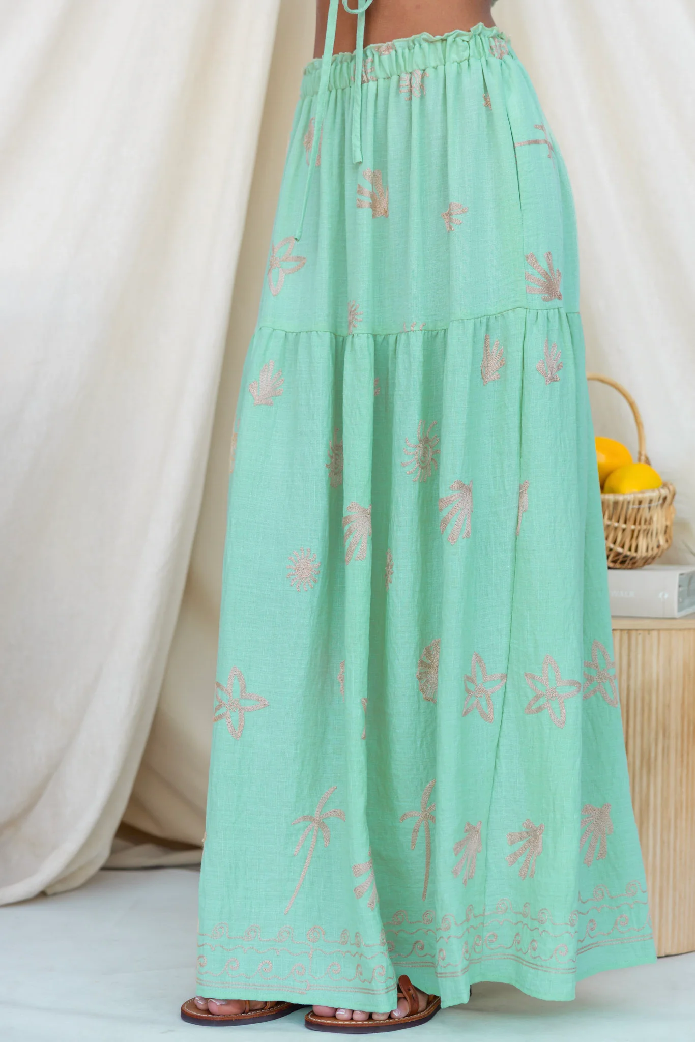 Wild Sage Maxi Skirt