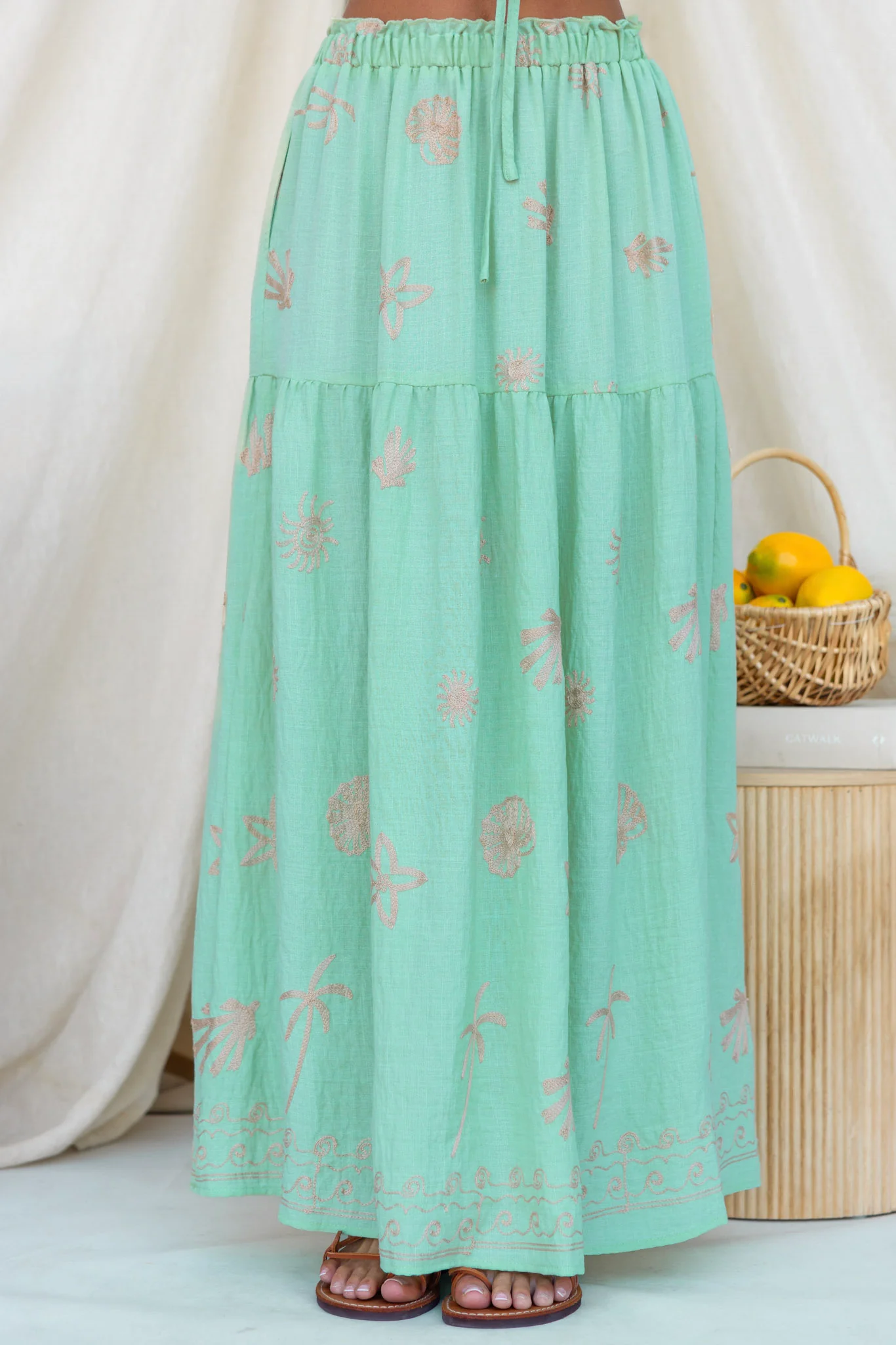 Wild Sage Maxi Skirt - Image 4