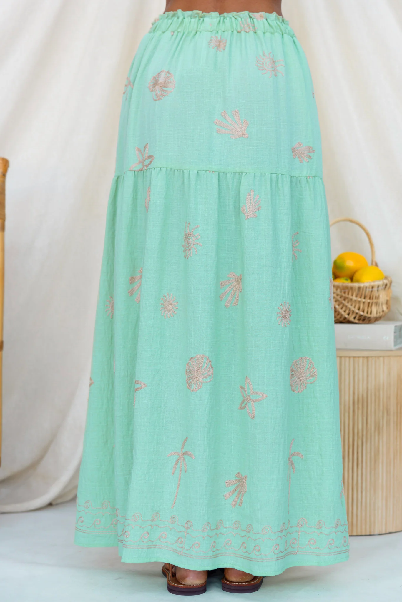 Wild Sage Maxi Skirt - Image 6