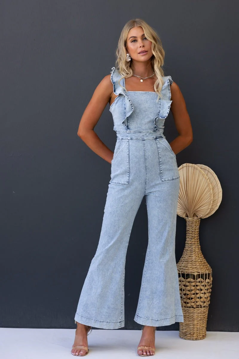 Willa Denim Jumpsuit