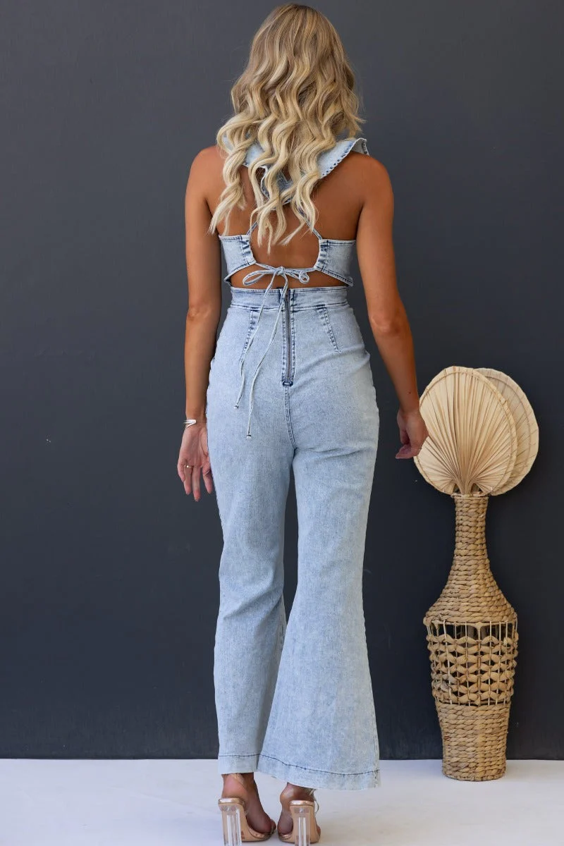 Willa Denim Jumpsuit - Image 6