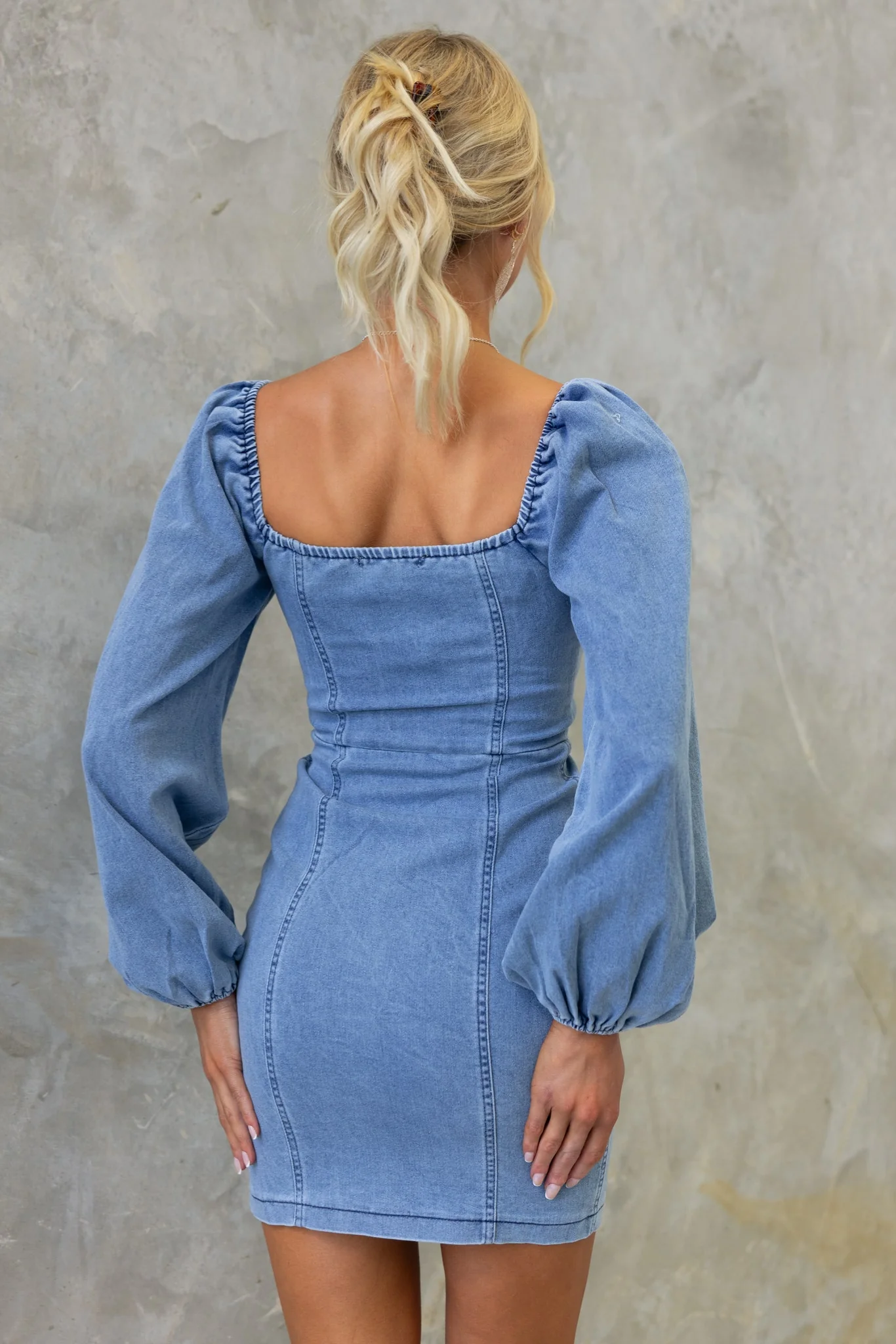Wise Denim Dress - Image 6