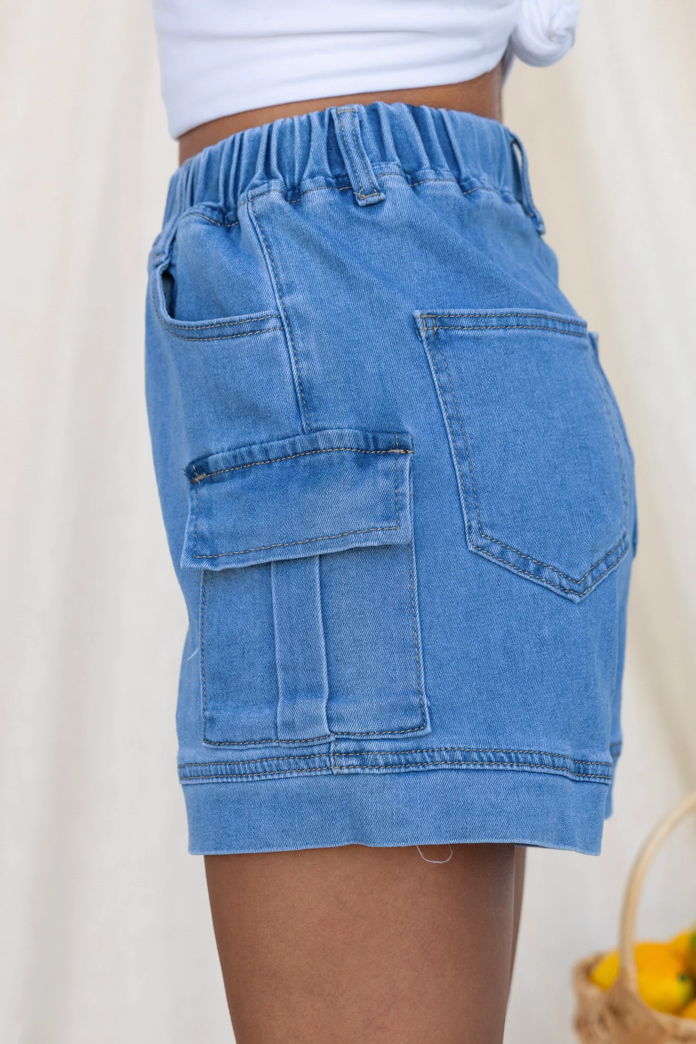 Worry Denim Shorts - Image 7