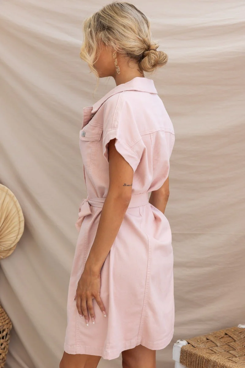 Yasmina Denim Dress - Image 5