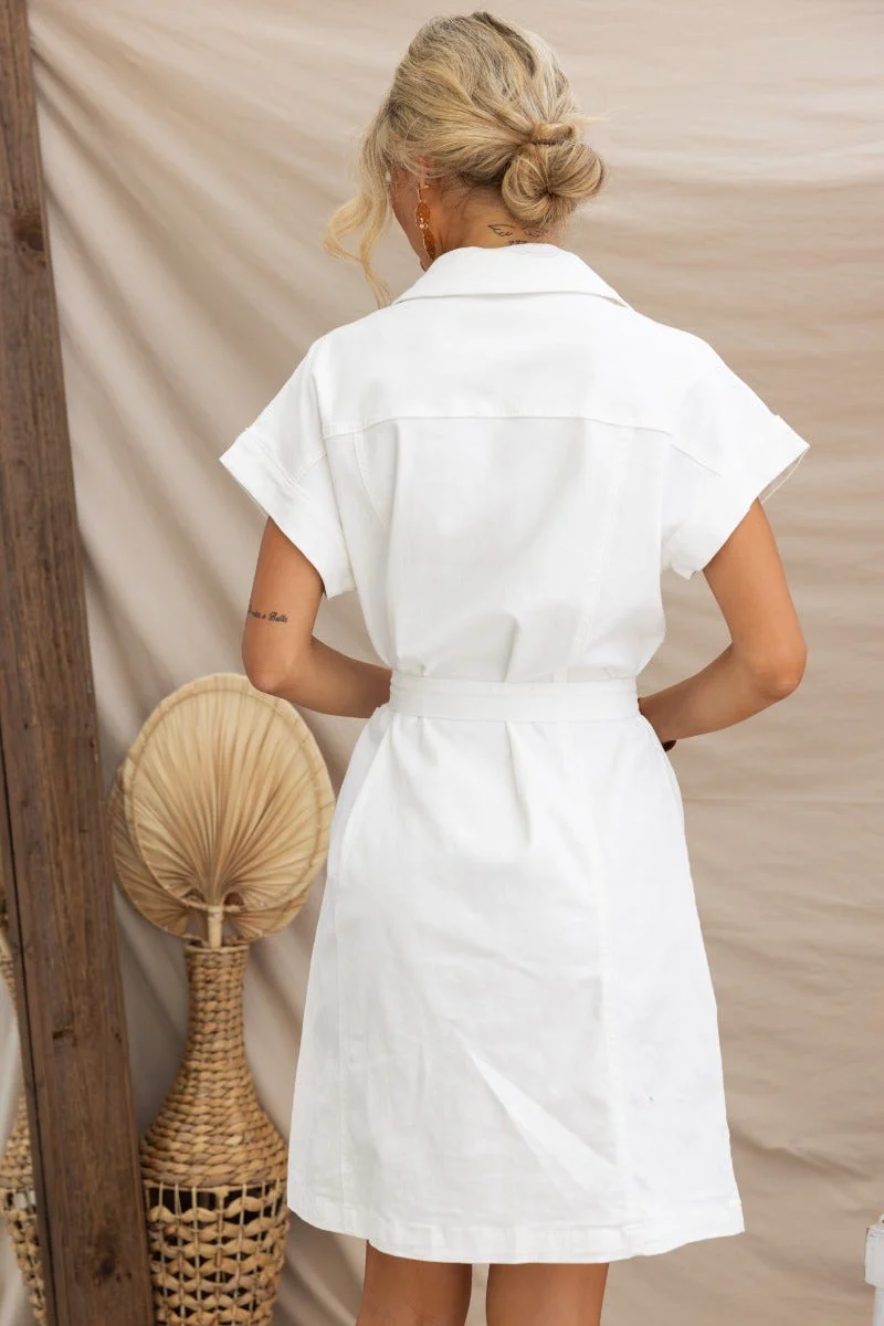 Yasmina Denim Dress - Image 6