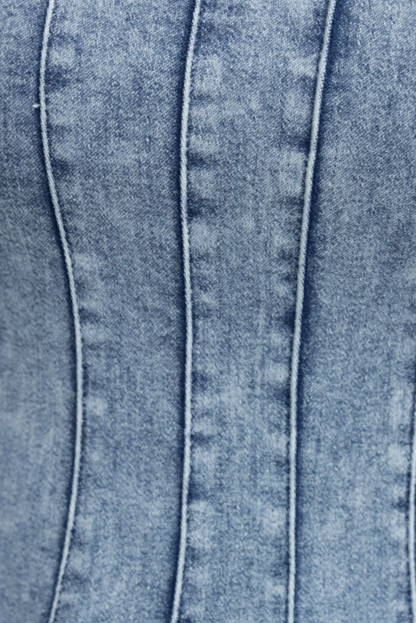 Yeva Denim Midi Dress - Image 7