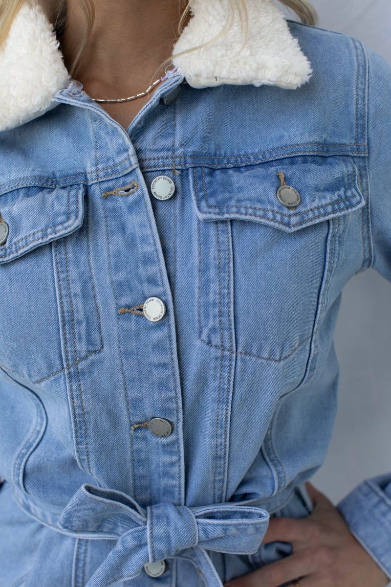Yoji Denim Dress - Image 7
