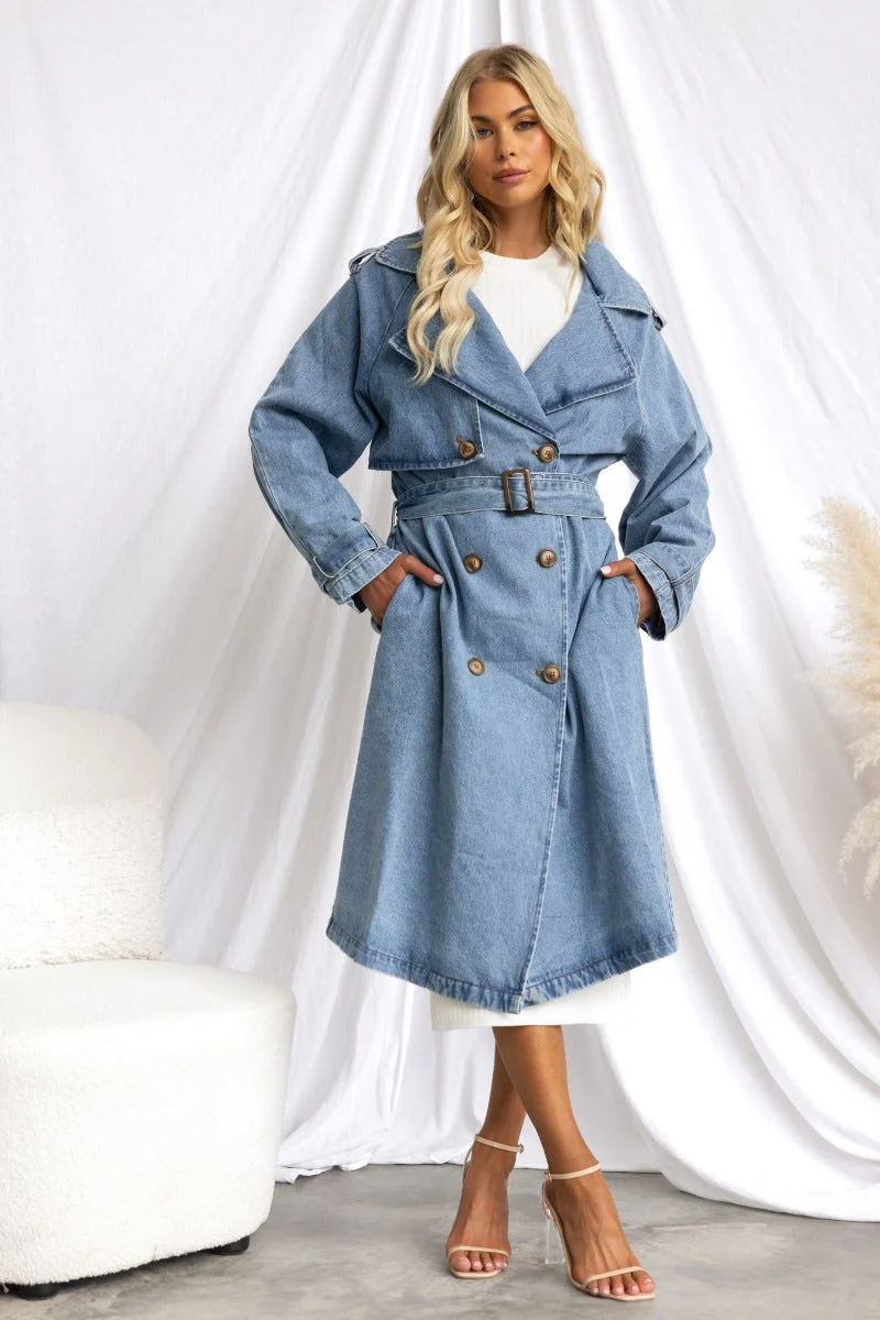 Zio Denim Coat - Image 3