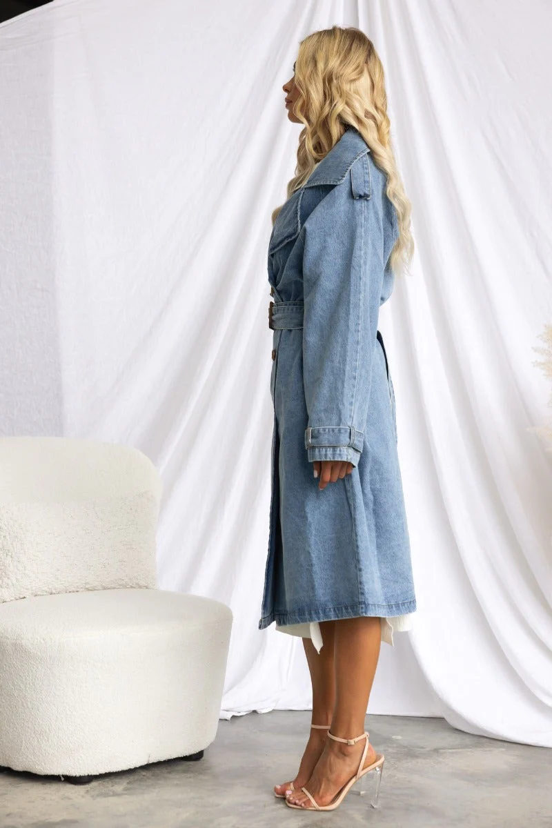Zio Denim Coat - Image 4
