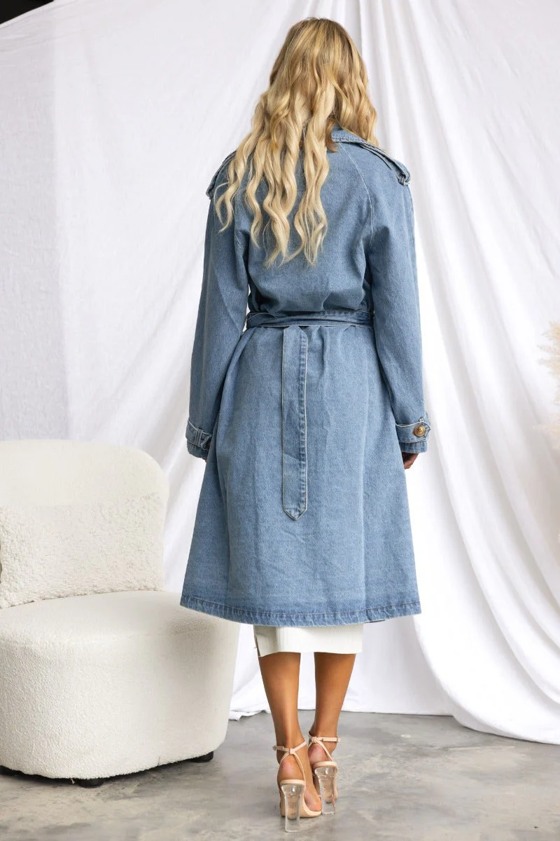Zio Denim Coat - Image 5